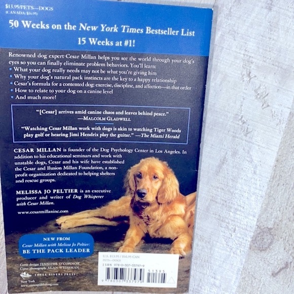 Cesar’s way correcting dog problems paperback book - Picture 3 of 6